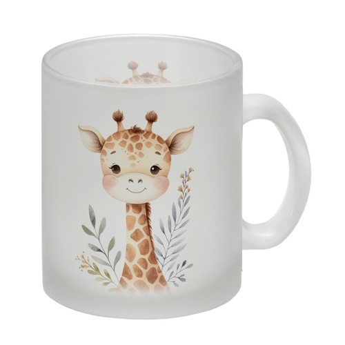 Giraffe glas tasse - giraffe,