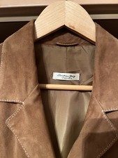 Damen Lederblazer Braun Größe 38 Leder Jacke Vintage