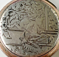 ANTIKE 0,800 Silber TASCHENUHR