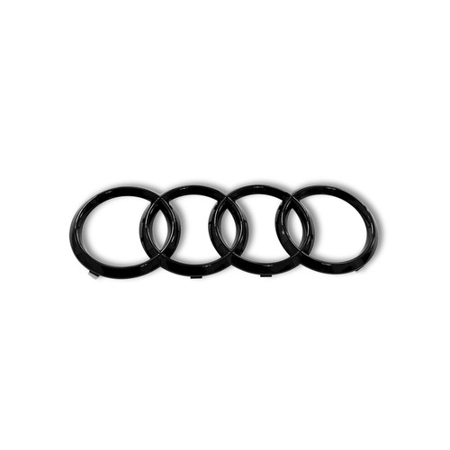 Audi ringe emblem schwarz - audi,
