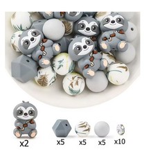 silikon perlen  basteln, Selbermachen, Schnullerketten, Figur aus Silikon