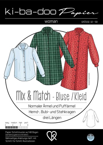 Schnittmuster kibadoo mix - schnittmuster,
