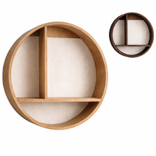 Wandregal Rund Ø 37cm Holz