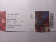 Ticket Fußball  Regionalliga