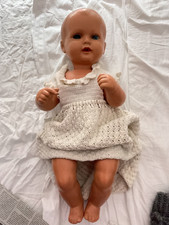 Babypuppe, echt Schildkröt , 56cm, aus den 1950er