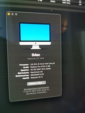 Imac 27 "5K 2019 8x 3,6 GHz