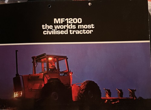 Massey ferguson 1200 traktor - massey,