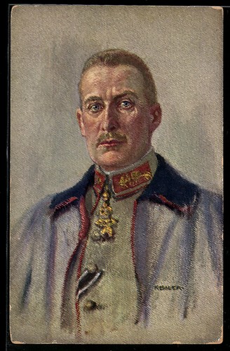 Künstler herzog albrecht - künstler-ak,