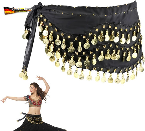 Bauchtanz hüfttuch damen - damen, 140