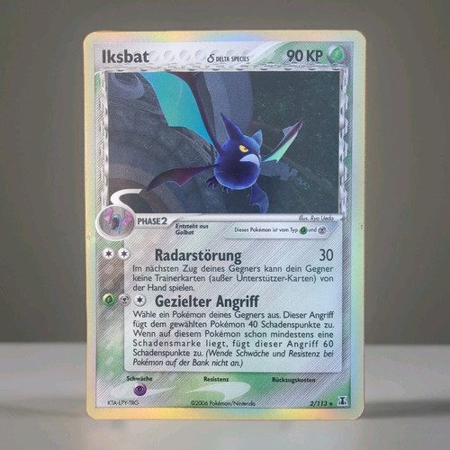Iksbat holo pokemon karte - pokemon,