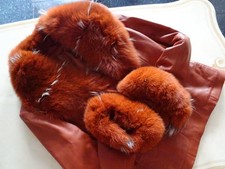 Luxus echt Leder echt Pelz