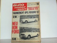 Auto Motor und Sport. Heft 19