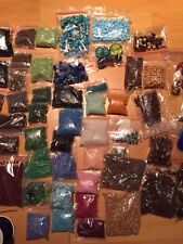 Perlen + Verschlüsse MIX 4 kg  GLAS/ Acryl/ Wachs/ Swarovski/ Holz/ Rocaille...
