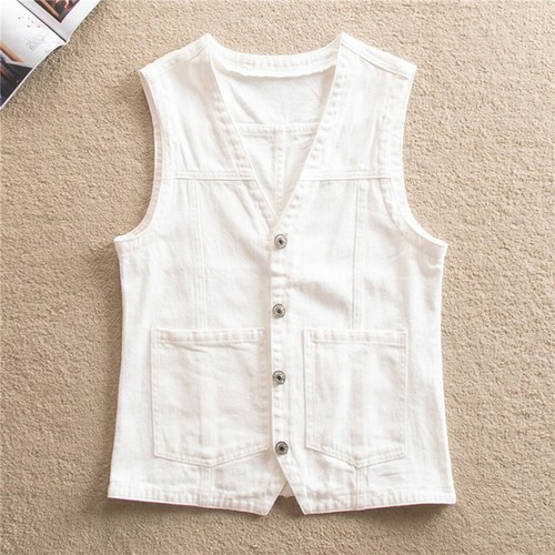 Damen jeans weste top - top,