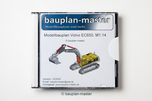 Modellbauplan bagger volvo - modellbauplan,