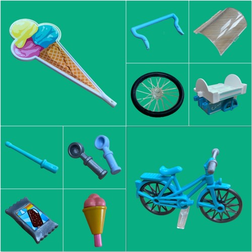 Playmobil fahrrad mit eiswagen - mit,