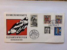 Elefantentreffen Nürburgring  Erinnerungskarte 1971 Beleg. Los 8624.