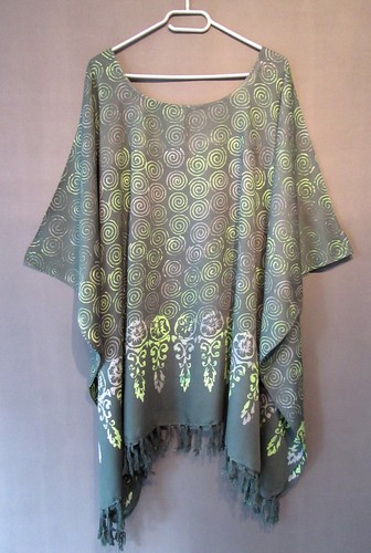 Damen tunika bluse grün olive - bluse,