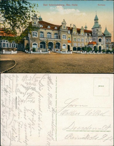 Ansichtskarte bad schmiedeberg - bad,