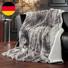 Webpelzdecke Kingston Grau