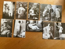 10 Ansichtskarten Erotik, Akt