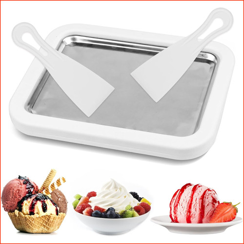 Eiscreme maker roller - pan, mit