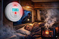 Kompakter CO- Gas Alarmmelder