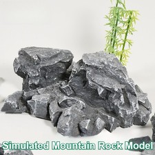 Diorama-Steingarten-Modell Sandtisch Bergstein Fels Architekturmodell Fertig