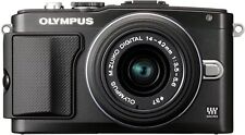 Olympus PEN E-PL5 16.1MP Digitalkamera - Schwarz (Kit mit AF 14-42 mm Objektiv)