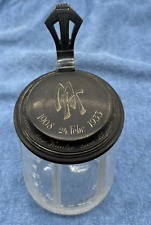 Antiker Glas Bierkrug WMF 3/0