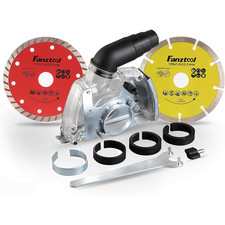 Gebraucht Trennscheibe Diamanttrennscheibe 125mm mit Universal Absaughaube