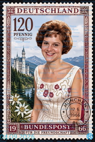 Peggy march postkarte - march--7c--,