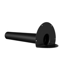 Flachdachablauf Winkelablauf mit Flansch Hart-PVC, Dachgully, Dachentwässerung