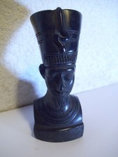 Nofretete Antike Pharaoin Skulptur, Höhe 12 cm,  Ägyptische Stuckgips, neuwertig