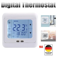 Touchscreen Digital Thermostat Fußbodenheizung Raumthermostat Programmierbar.
