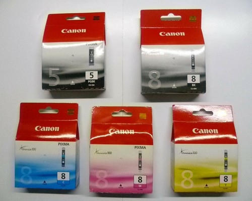 Original canon pgi cli 8 - 5, cli-8