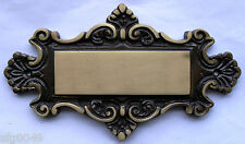 Messing Türschild Namensschild Briefkastenschild Klingelschild