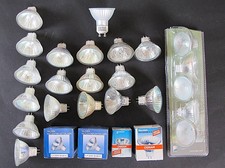 27x Halogen Kaltlicht-Reflektorlampe 20W & 35 W - Konvolut (zT unbenutzt/OVP)