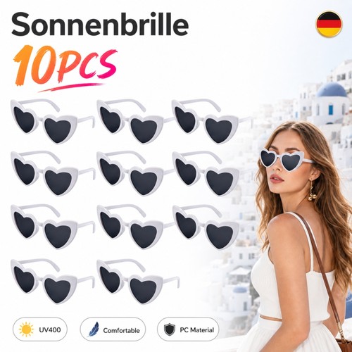 Stück herz sonnenbrille - stück,