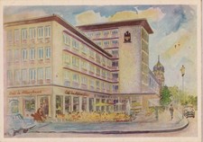 56068 Koblenz  Cafe im Allianzhaus  mit Terrassen  um 1960