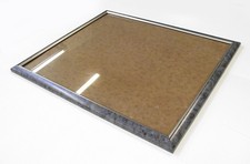 Bilderrahmen groß Kunststoff dekorativ Mattglas 65 x 55 x 2 cm Rahmenbr. 3 cm