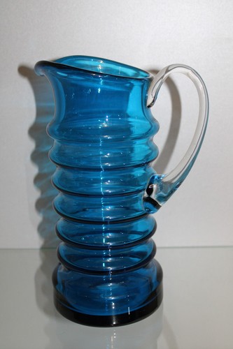 Retro karaffe glas krug vase - karaffe,