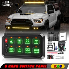 RGB 8 Gang Switch Panel Strobe