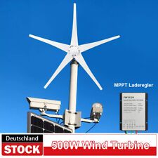 500W 24V Windkraftanlage Windgenerator Windturbine Windkraft & MPPT Laderegler