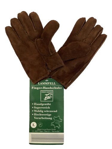 Lammfell finger handschuhe - lammfell, finger-handschuhe