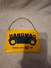 Hanomag werbung blechschild - hanomag,