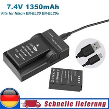 2x EN-EL20-a EN-EL20 Akku+USB