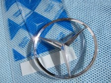 MERCEDES-BENZ W111 STERN KOFFERRAUM-HAUBE 280SE SEB W112 W108 W110 EMBLEM CHROM