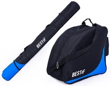 Skitasche Skischuhtasche Set für Ski 175cm Skibag Stiefeltasche Skischuhe Sack