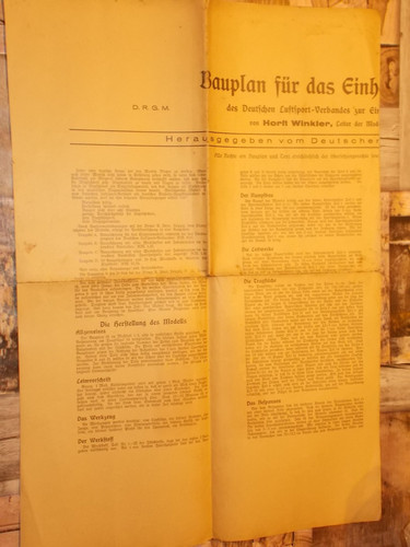 Bauplan für das